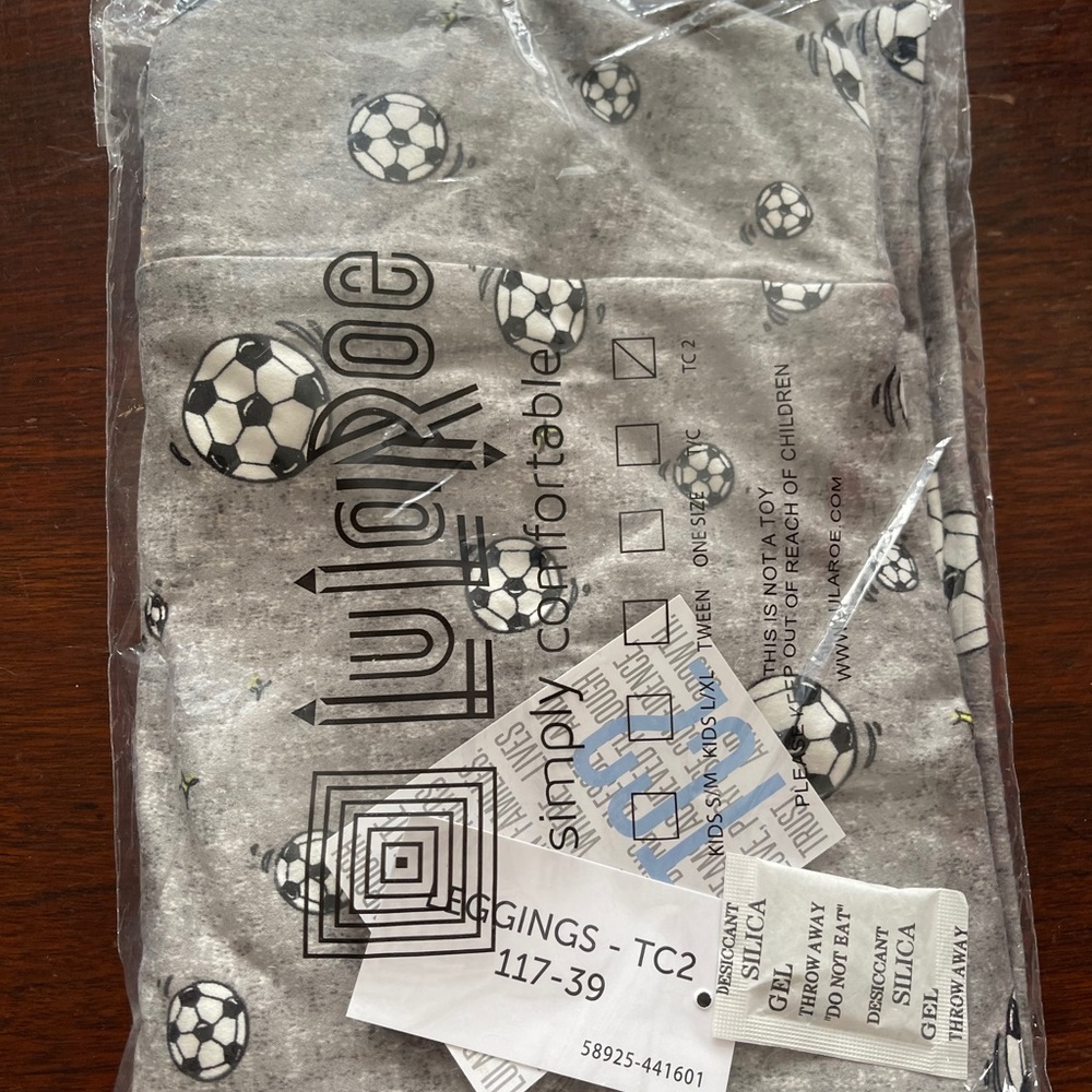 LuLaRoe Leggings TC2 Soccer